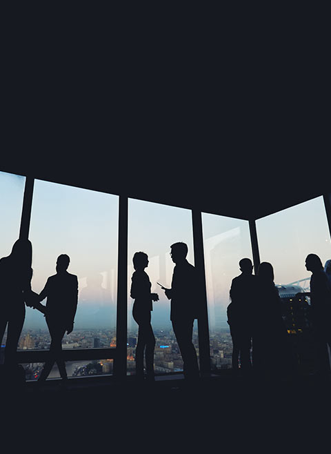 Silhouette Of Business People